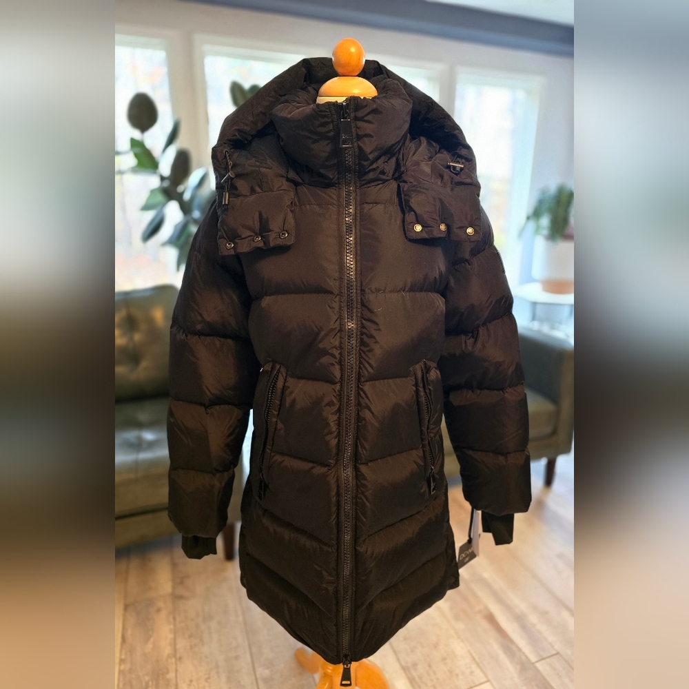 SAM. Addison Detachable hood Down Coat Black Size M - Picture 7 of 16